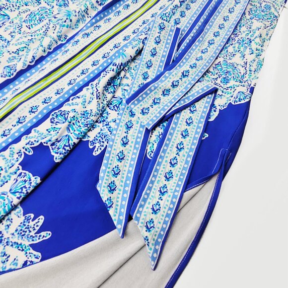 Lilly Pulitzer Bingham Midi Dress • Turquoise Oasis Shell Me You Love Me - Picture 4 of 8